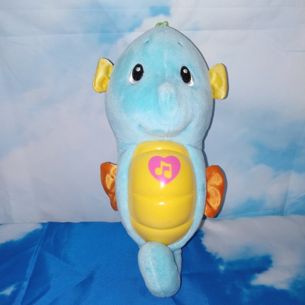 Fisher Price Musical Ocean Wonders Soothe and Glow Blue Seahorse